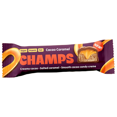 barretta vegana al cacao e caramello (43g)